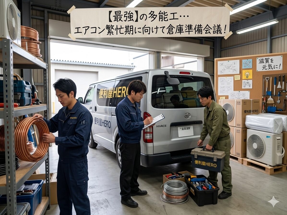 「真夏」に頼むのはもう遅い？エアコン工事を今すぐ依頼すべき3つの理由｜滋賀の便利屋HEROが教える“お得で安心”な活用術