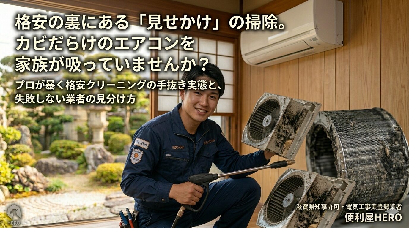 【2026年最新】エアコンクリーニングの「格安」に騙されないで！現役のプロが暴露する手抜き清掃の裏側と、失敗しない業者の見分け方